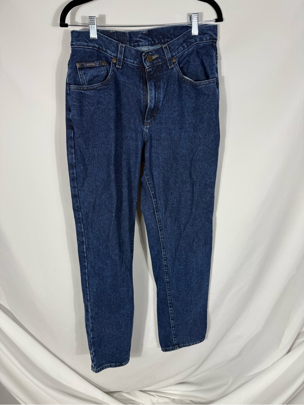 Vintage Denim Riders Women’s Jeans High Rise Straight Leg Blue Mom Jeans 30x27